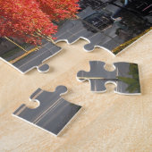 Orangene Herbstblätter Puzzle (Seite)