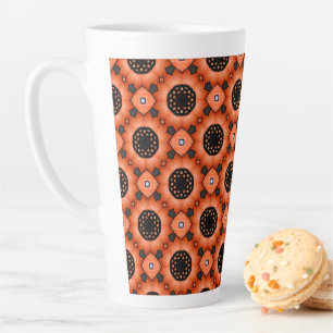 Orangene Herbstblume Milchtasse