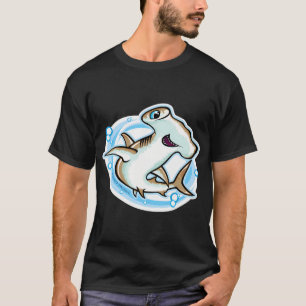 Orangene Katze geht angeln T-Shirt