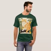 Orangene Katze T-Shirt (Vorne ganz)