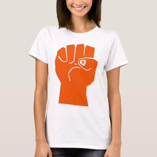Orangene Kraft T-Shirt (Vorderseite)