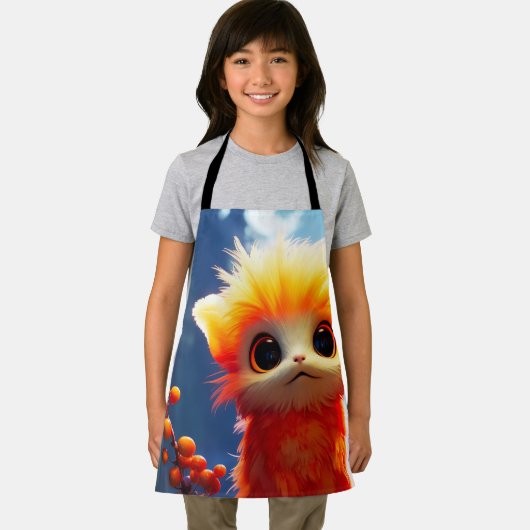 Orangene Kreatur Schürze (Insitu)