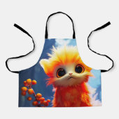 Orangene Kreatur Schürze (Vorderseite)