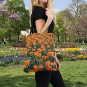 Orangene Nelken-Tasche Tasche