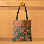 Orangene Nelken-Tasche Tasche