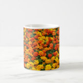 Orangene Ringelblumen Kaffeetasse (Mittel)