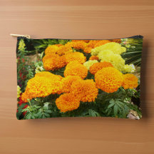Orangene Ringelblumen-Tasche