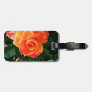 Orangene Rose Gepäckanhänger