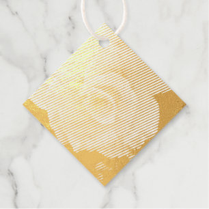 Orangene Rose  Geschenkanhänger