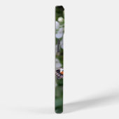 Orangene Schmetterlinge und weiße Blüten Case-Mate iPhone Hülle (Rückseite / Rechts)