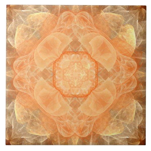 Orangene Spitzenkeramikfliese Fliese (Vorderseite)
