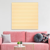 Orangene Streifen Leinwanddruck (Insitu (Wohnzimmer))
