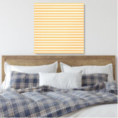Orangene Streifen Leinwanddruck (Insitu (Schlafzimmer))