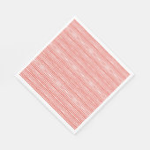 Orangene Streifen, Linien  Serviette (Ecke)