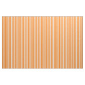 Orangene Streifenmuster in Weiß Stoff (Yard (91,4 cm))