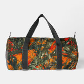 Orangene Tarnung Duffle Bag (Rückseite)