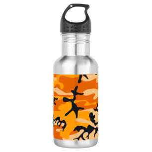 Orangene Tarnung, Militär, Armee Edelstahlflasche
