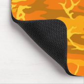 Orangene Tarnung Mousepad (Ecke)