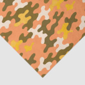 Orangene Tarnung Seidenpapier (Detail)