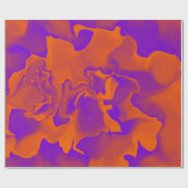 Orangene und Lila Waagen Geschenkpapier (Flach)