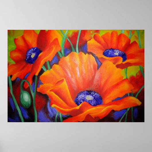 Orangeneindruck Poster (Vorne)