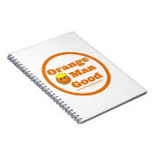 Orangener Mann GUT Notizblock (Rechte Seite)
