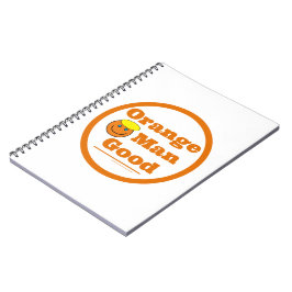Orangener Mann GUT Notizblock