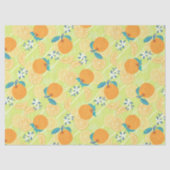 Orangener Sommergrün Seidenpapier (Vorderseite)