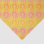 Orangener Sommersenf Seidenpapier (Detail)