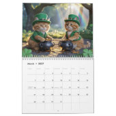 Orangener Tabby-Kalender Kalender (Mär 2027)