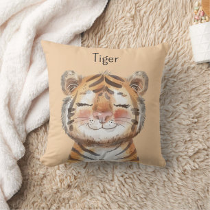 Orangener Tiger Kissen