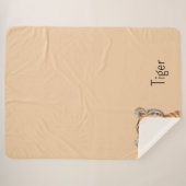 Orangener Tiger Sherpadecke (Vorderseite (Horizontal))