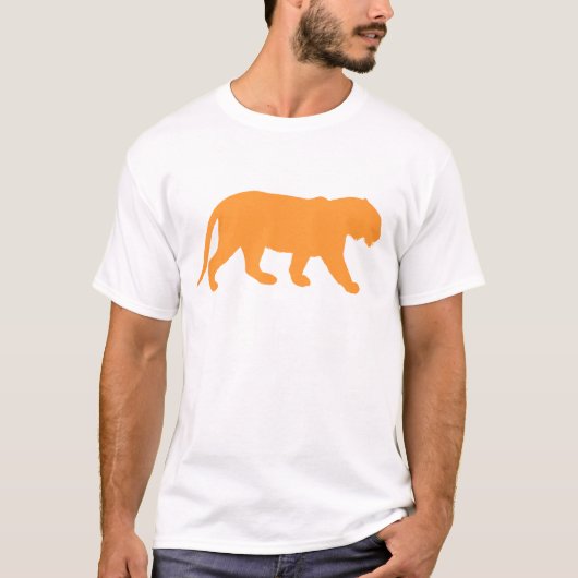 Orangener Tiger T-Shirt (Vorderseite)
