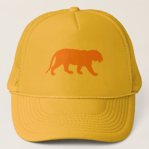 Orangener Tiger Truckerkappe