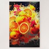 Orangenexplosion Puzzle (Vertikal)