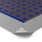 Orangenfahrrad Poster (Ecke)