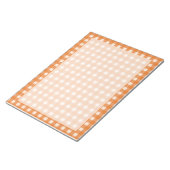 Orangenfarben Notizblock (angewinkelt)