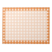 Orangenfarben Notizblock (Vorderseite)