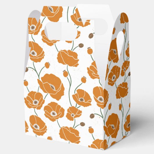 Orangenfeld Geschenkschachtel (Geöffnet)