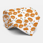 Orangenfeld Krawatte (Gerollt)
