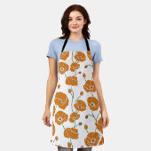 Orangenfeld Schürze (Getragen)