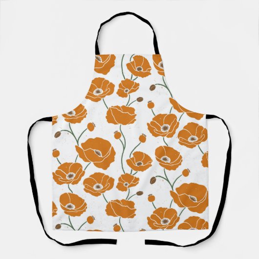 Orangenfeld Schürze (Vorderseite)