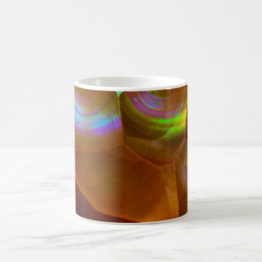 Orangenfeueropal Kaffeetasse (Mittel)