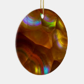 Orangenfeueropal Keramik Ornament (Rechts)