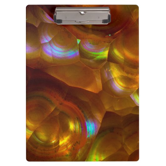 Orangenfeueropal Klemmbrett (Vorderseite)