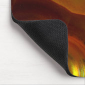 Orangenfeueropal Mousepad (Ecke)