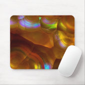 Orangenfeueropal Mousepad (Mit Mouse)