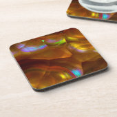 Orangenfeueropal Untersetzer (Linke Seite)