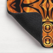 Orangenflames Stammmuster der Utopole Mousepad (Ecke)