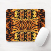 Orangenflames Stammmuster der Utopole Mousepad (Mit Mouse)
